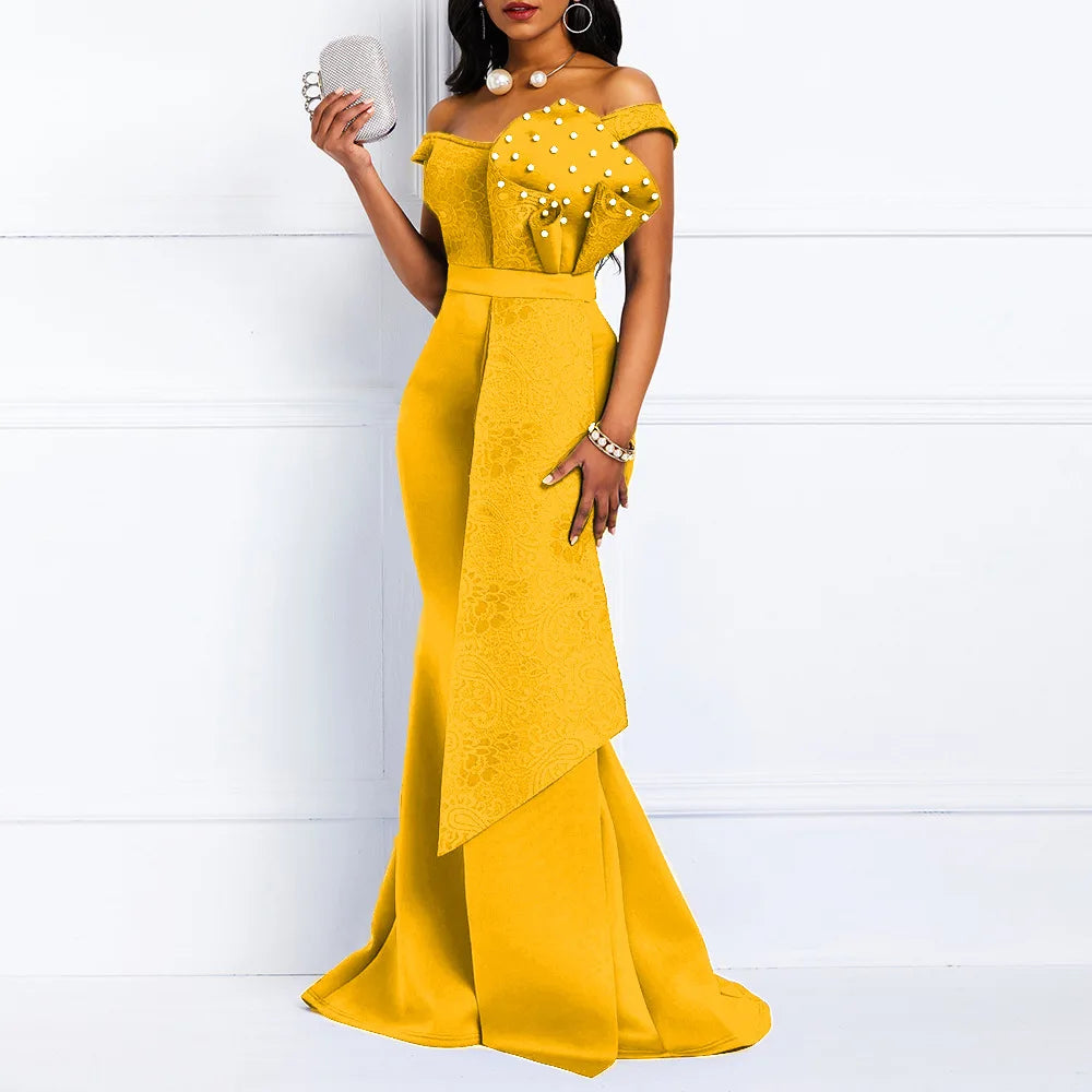 African Women Sleeveless Long Dress - for African queens