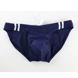 Men Striped Swim Surf Board Shorts