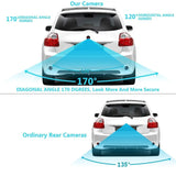 Large Angle Degree Hd Camera Cmos Car Rear / Front / Side View Reversing Camera Waterproof Car Rear Hd Back Pull Camera