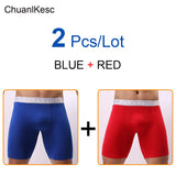 Men's Underwear Pure Cotton Lengthened Boxer Pants Sports Sweat Absorbing Comfortable Fitness Pants To Prevent Abrasion Of Legs