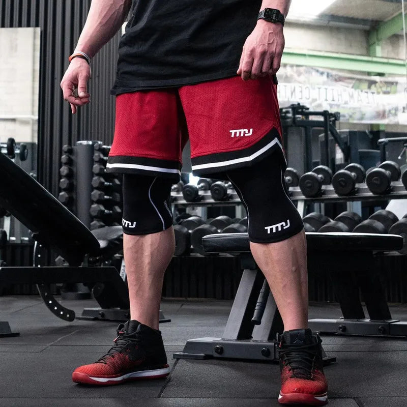 Breathable Quick Dry Splicing Mesh Shorts