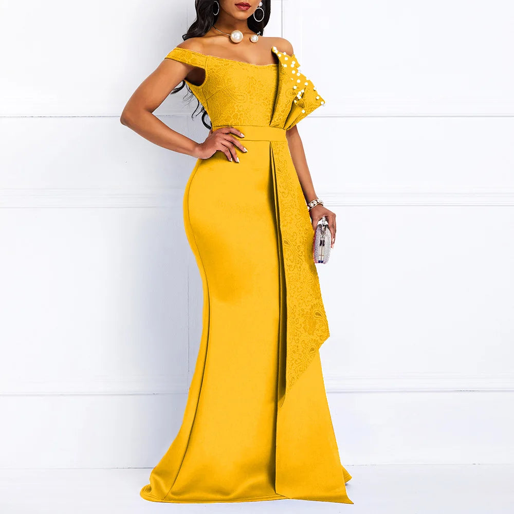 African Women Sleeveless Long Dress - for African queens