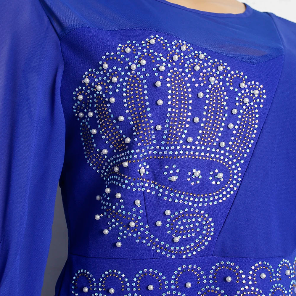 African Dresses for Women Plus Size Africa Clothes Dashiki Ankara Wedding Outfit Gown Elegant Evening Party Long Maxi Dress 2PCS