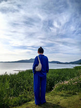 Linen Lapel Two Pieces Set