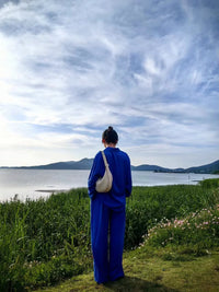 Linen Lapel Two Pieces Set