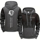 Casual Mens Tracksuit Printed Splash-ink Hooded Sweatshirts Outdoors Sports Jogging Mens Clothing Street Single Piece Tops Pants