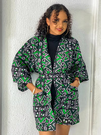 Traditional African Floral Print Rich Bazin Vestidos