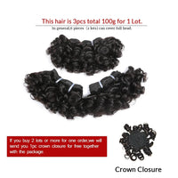 Bouncy Brazilian Curly Hair Bundles
