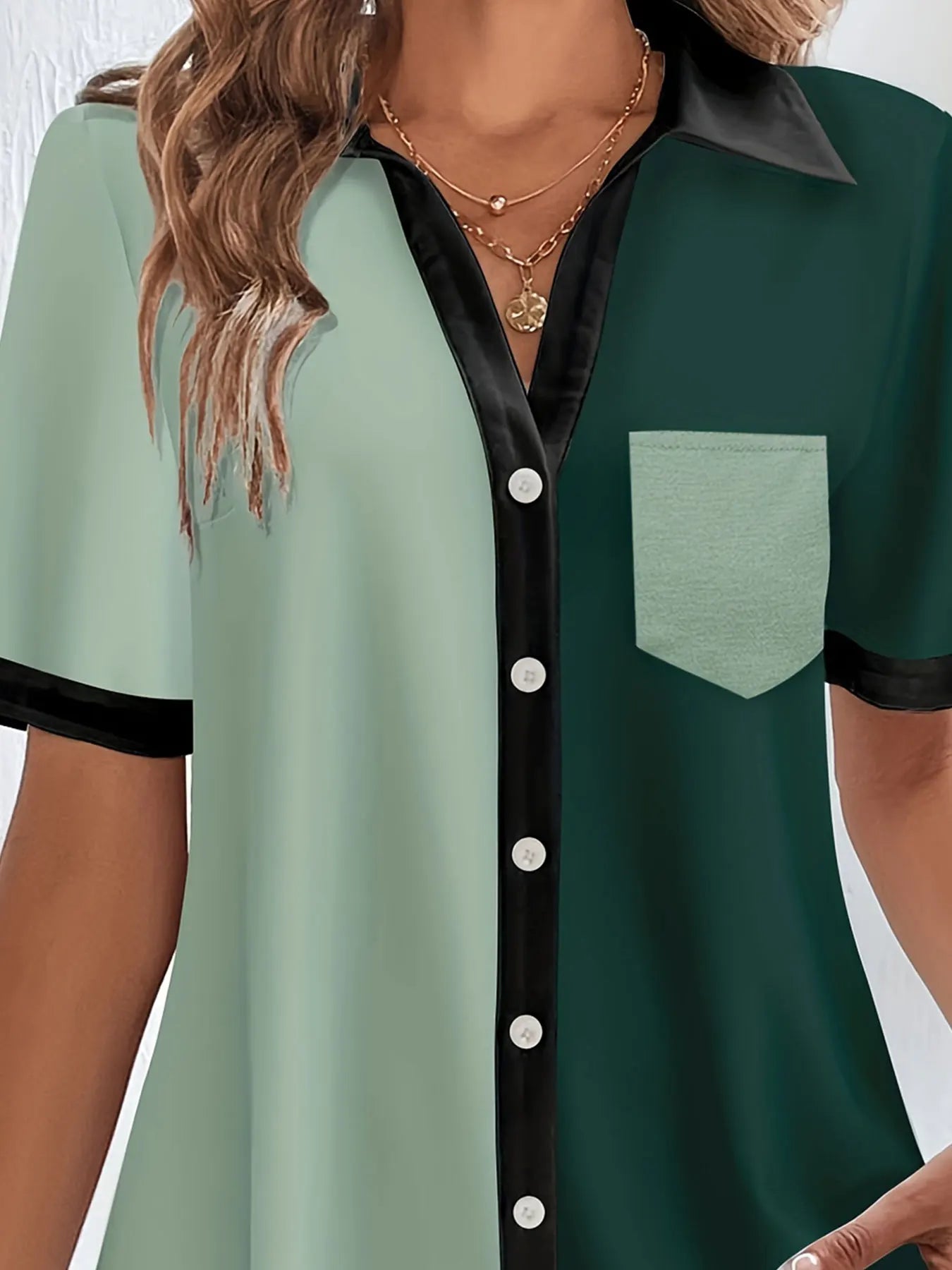 Women's Plus Size Chic Elegant Shirt For Chubby