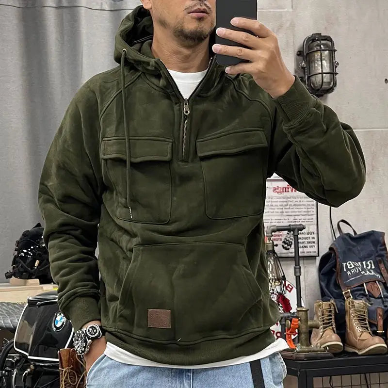 Men's Multi-Pocket Hoodie
