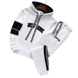 Mens Tracksuit Letter Printing Sweatshirts Pants Quality Casual Single Piece Hoodie Pants Outdoors Sports Jogging Mens Clothing