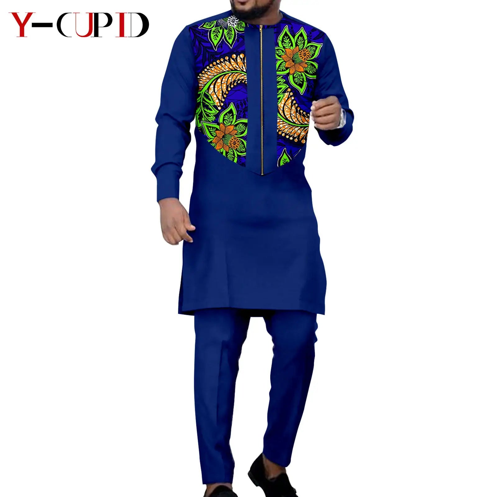 African Dresses for Matching Couple Outfits for Party Vestidos Y23C067