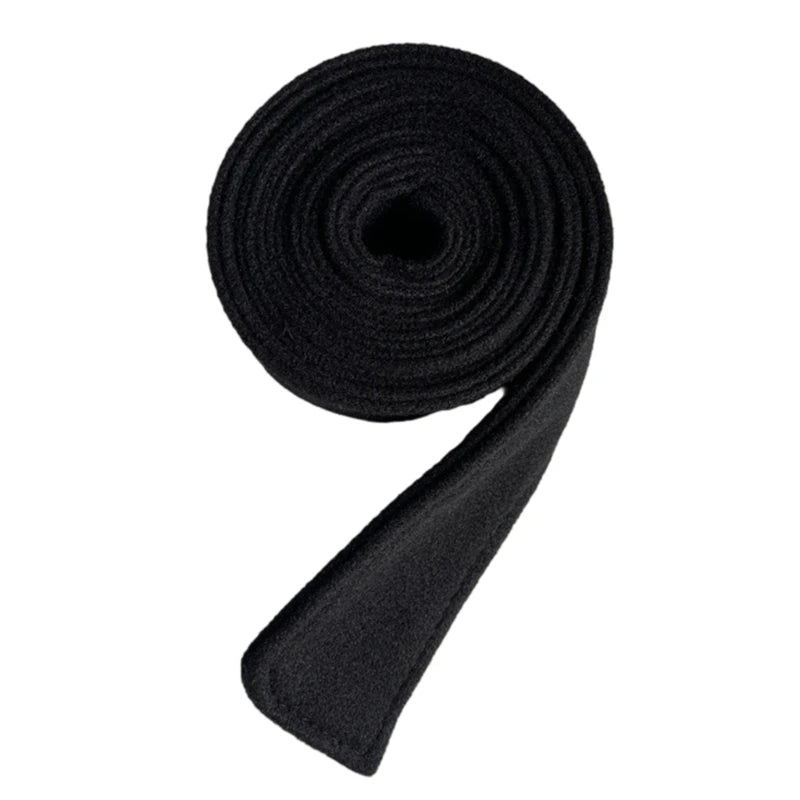 Durable Waist Belt Women Woolen Coat Belt Brushed Plush Decorate Length Adjustable Coat Corset Double-Sided Waist Belt