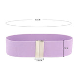 Fashion Women Elastic Band Wide Belts Simple Down Coat Waist Belt Female Buckle Black Strap Dress Decoration Accessories Ladies