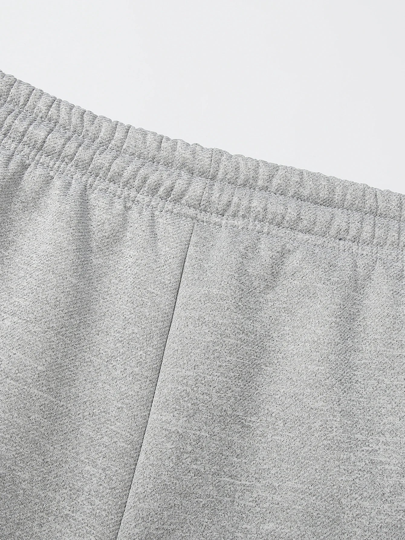 Men's winter sportswear set; warm fleece round neck sweatshirt and men's drawstring sport pants