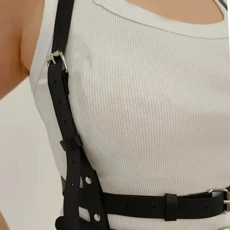 Women Fashion Belt Street Style Multi-layer Waistband Suspenders for Women Body Harness Corset Belt Gothic Clothing Accessorie