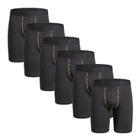 6pcs Men's long boxers
