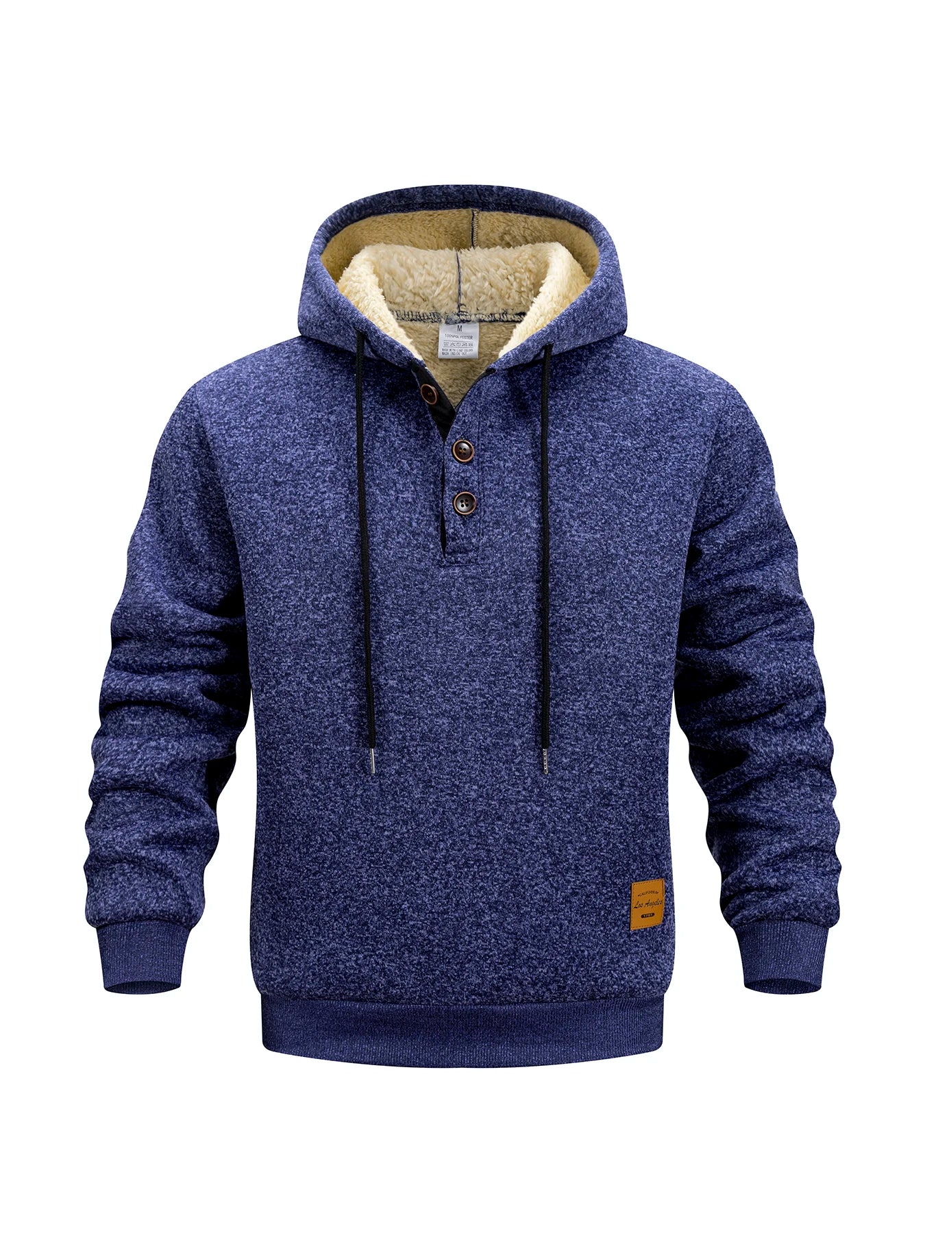 Men's Long Sleeve Fleece Hoodie