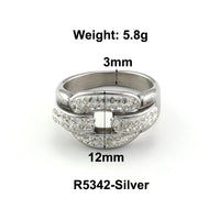 New Design Luxury Shiny Crystal Rings 18 K
