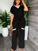 Women's Casual Elegant Short Sleeve Sports Suit