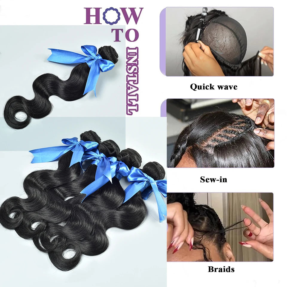 Brazilian Natural Body Wave Human Hair