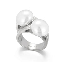 Elegant Shell Simulated Pearl Rings for Women