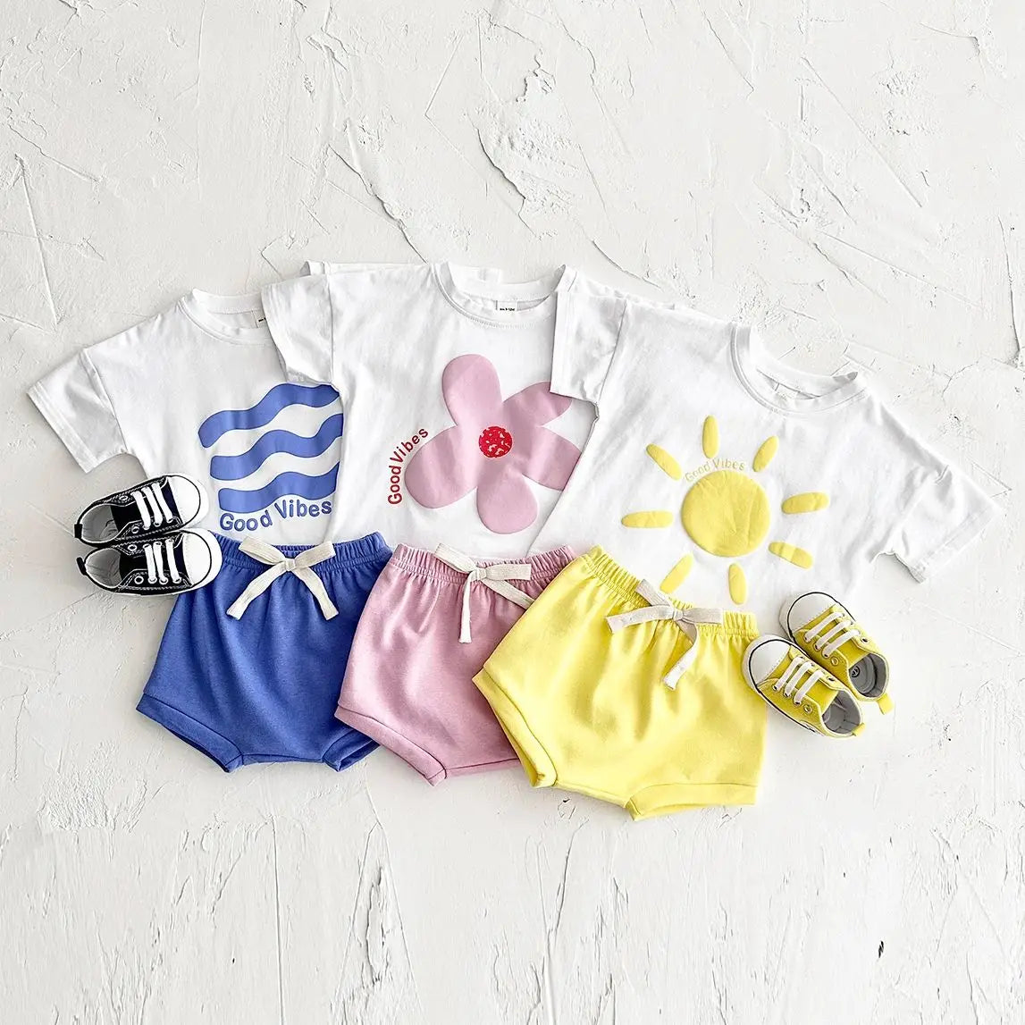 Newborn Baby Flower Print Set Outfit
