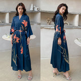 Summer Ice Silk Pajamas Bathrobes