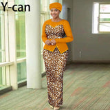 African Dresses for Elegant Patchwork Women Gown