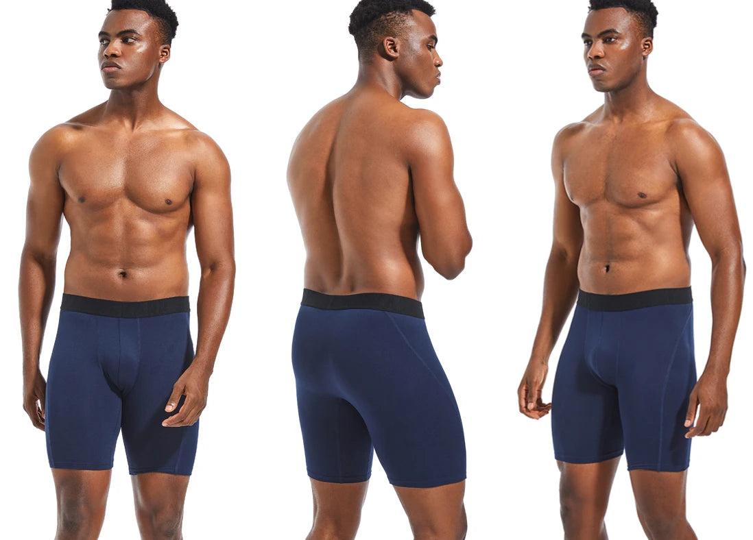 Sports Long Men's New Boxers Polyester