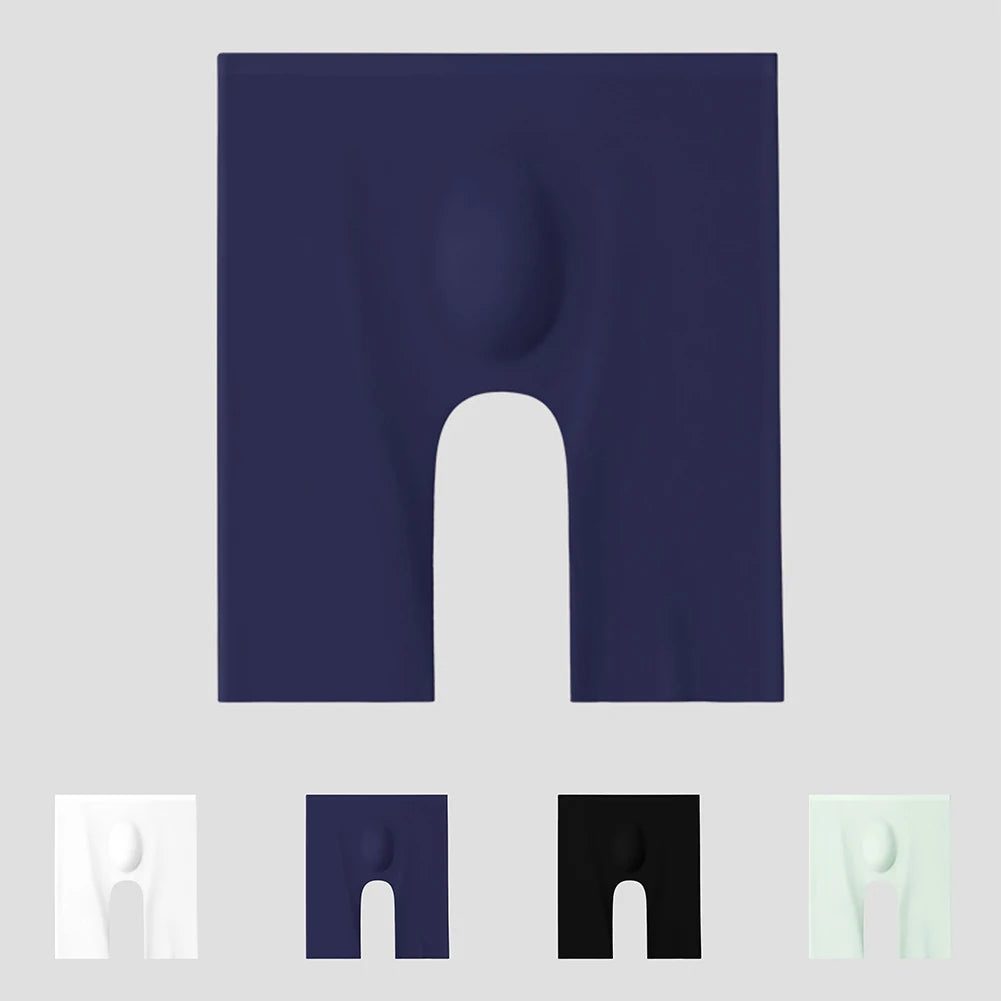 Mens Ice Silk Underwear Long Leg Boxer Briefs Trunk Sport Shorts Breathable Comfortable Swimsuit Soft Fitness Elastic Panties