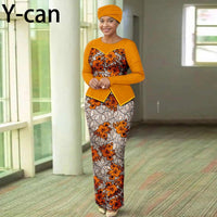African Dresses for Elegant Patchwork Women Gown