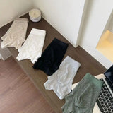 Fashion Underpants Men Boxer Briefs Ice Silk Quick Dry Lace Shorts Boxers Breathable Mesh Thin Underwear for Men Gift