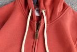 Cardigan Men's Casual Pure Color Zipper Hoodie