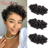 Bouncy Brazilian Curly Hair Bundles