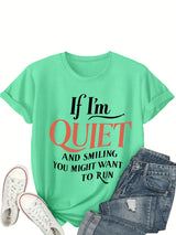 Women's Plus Size Casual Graphic Tees
