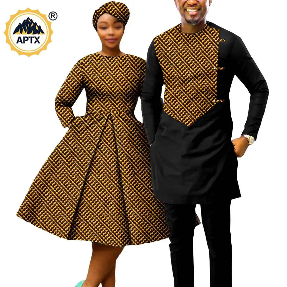African couple to match outfits Sets - Y22C075