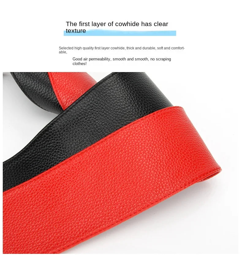 Women Belt for Dress Genuine Leather Bowknot Wide Belts Wrap Waistband Coat Corset Designer Luxury Brand Cummerbunds Waistbelt