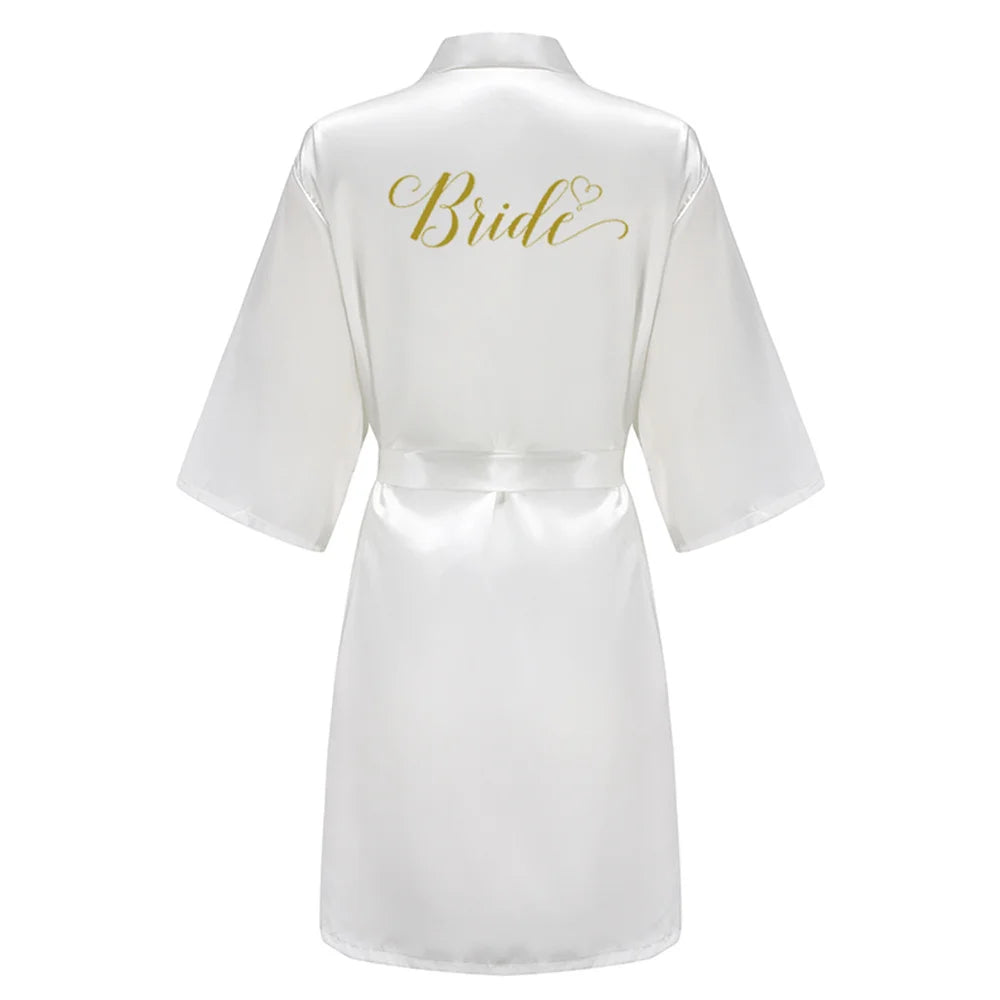 Sexy Women Bridesmaid Printed Robes