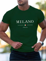 Milano Print Comfortable Cotton T-Shirt