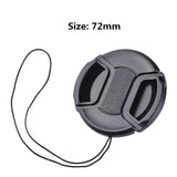 Camera Lens Cap High-quality 40.5mm 49mm 52mm 55mm 58mm 62mm 67mm 72mm 77mm 82mm Snap on Front Lens Cap for Camera