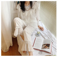 Women's Lolita Princess V Neck Pajama Sets