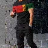 Abstract Gradient 3D Printed Oversized Suit