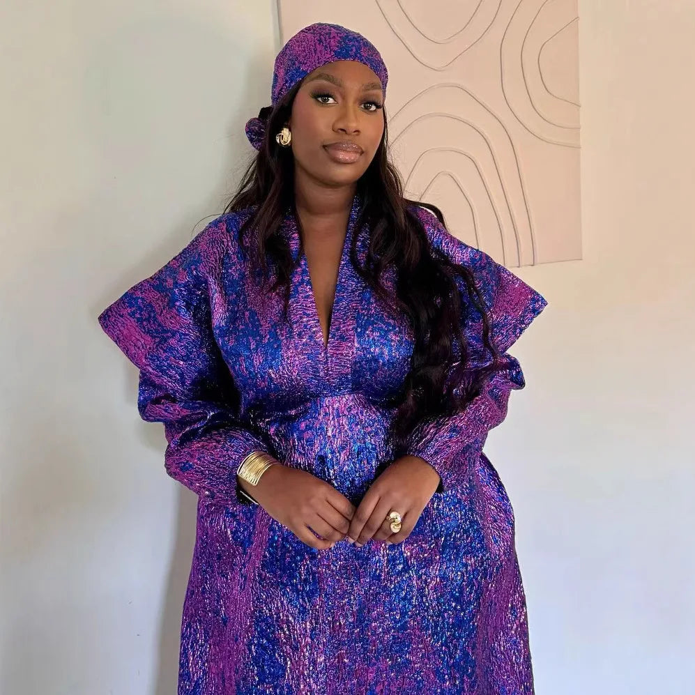 Traditional Africa Clothing Outfits Gown - Muslim Kaftan Maxi Long Dress