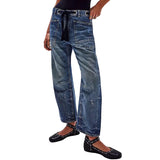 Women's Loose High Quality Bootcut Jeans