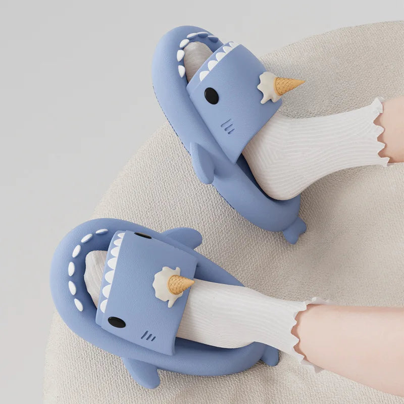 Funny Indoor Thick Ice Cream Shark Slides