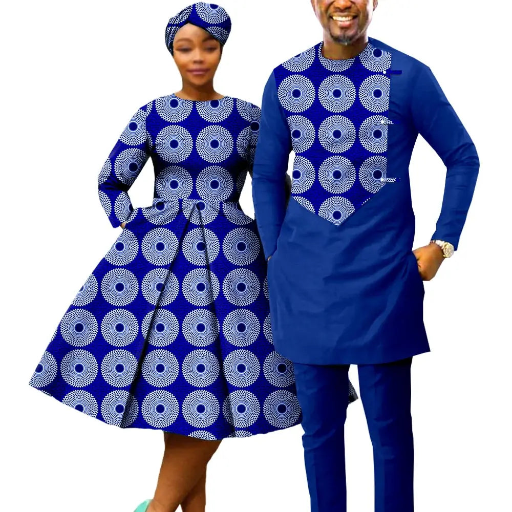 African couple to match outfits Sets - Y22C075