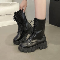 British Thick Soled Anti Slip Women's Boots