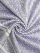 Plus Size Women's Denim-Look Shorts with Shark Print