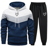 Hot Sales Mens Tracksuit Printing Single Piece Tricolor Sweatshirts Sweatpants Casual Man Clothing Quality Hoodie Autumn Winter